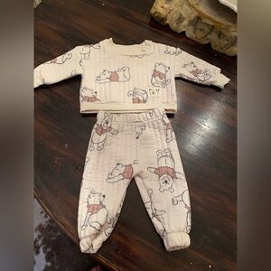 Disney Cream and Brown Kids Matching Set